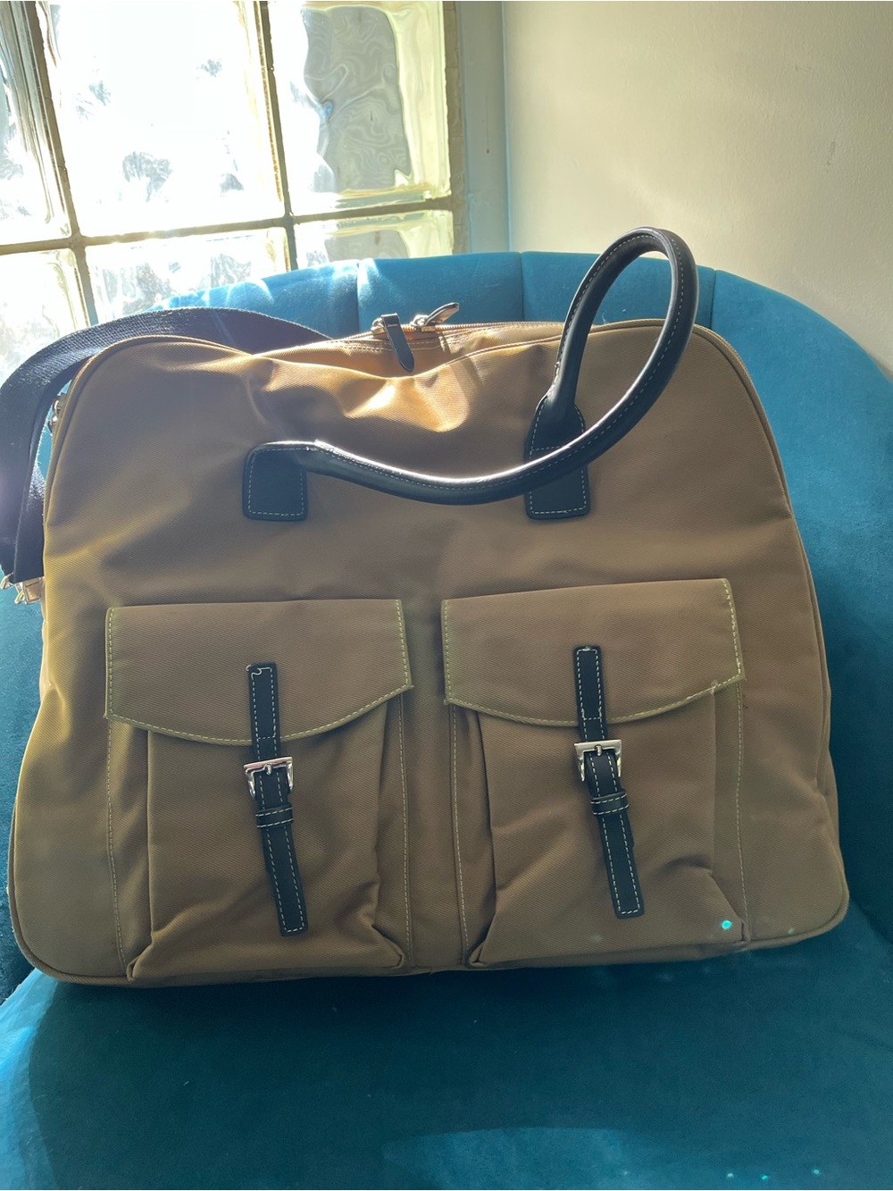 Tan Travel Bag / Weekender for Women - Durable Everyday Carry
